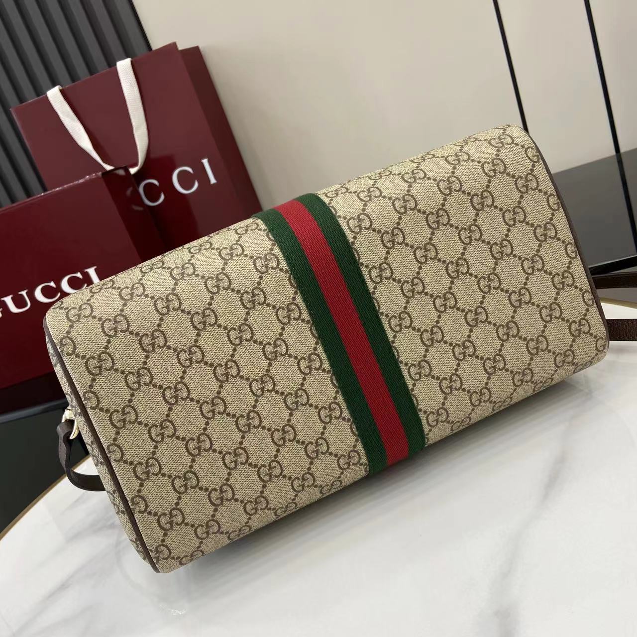 Gucci Ophidia Large Boston Bag - DopestKickz