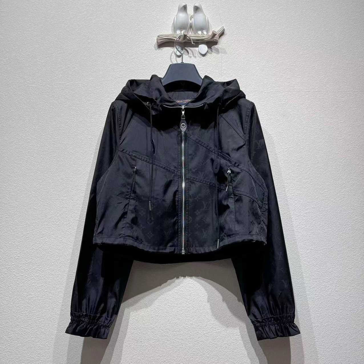 Louis Vuitton Cropped Monogram Windbreaker   1AHX65 - DopestKickz