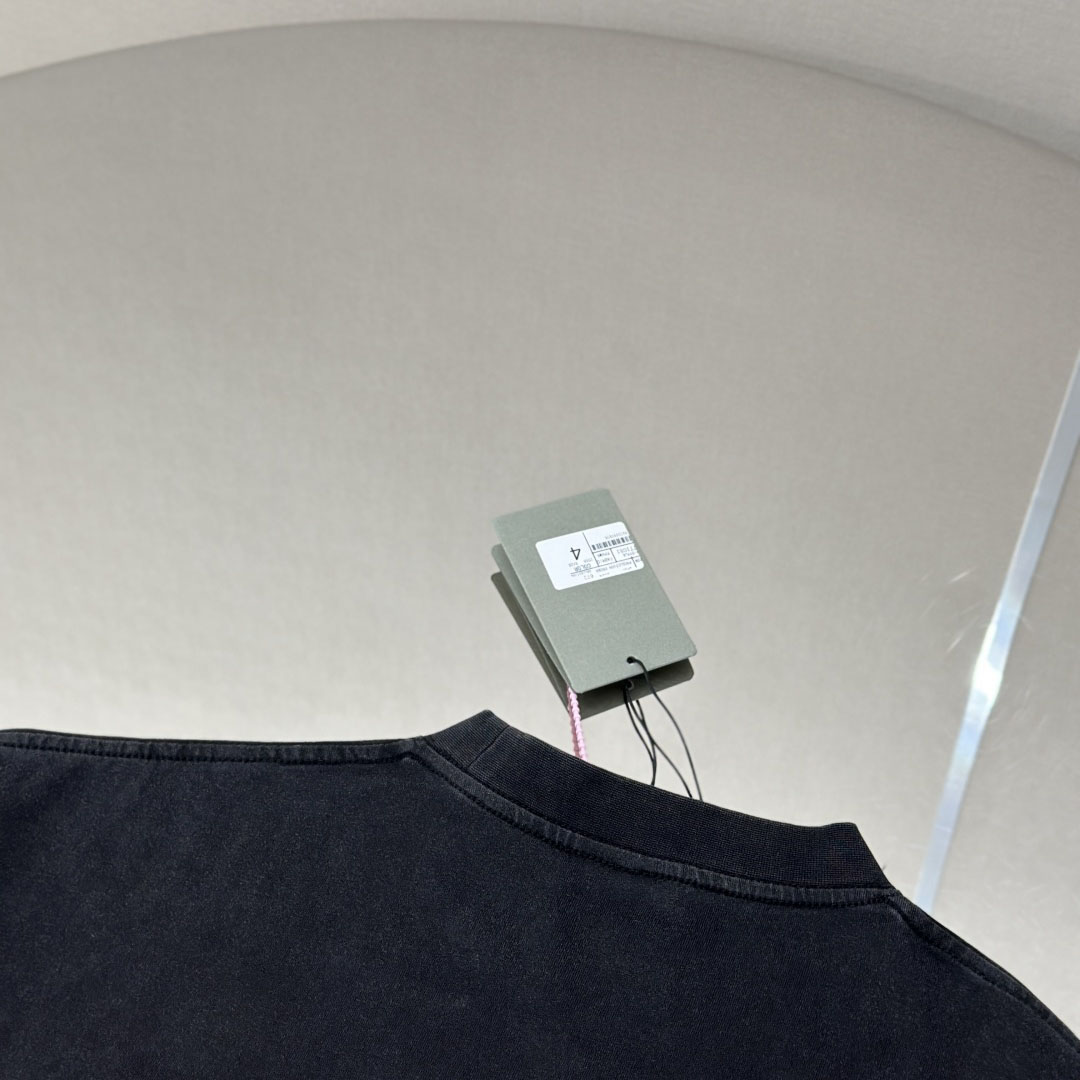 Balenciaga Music | Britney Spears Series Oversized T-Shirt In Faded Black - DopestKickz