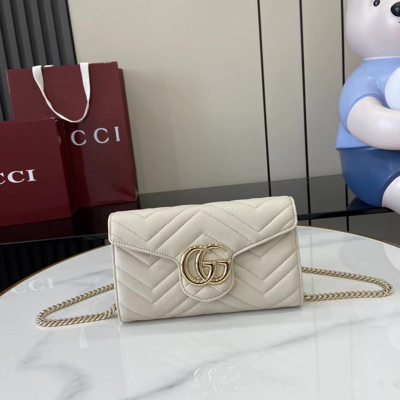 Gucci GG Marmont Wallet On Chain - DopestKickz