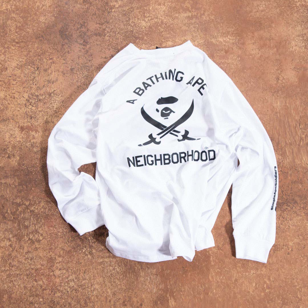 Bape x Nbhd L/S Tee - DopestKickz