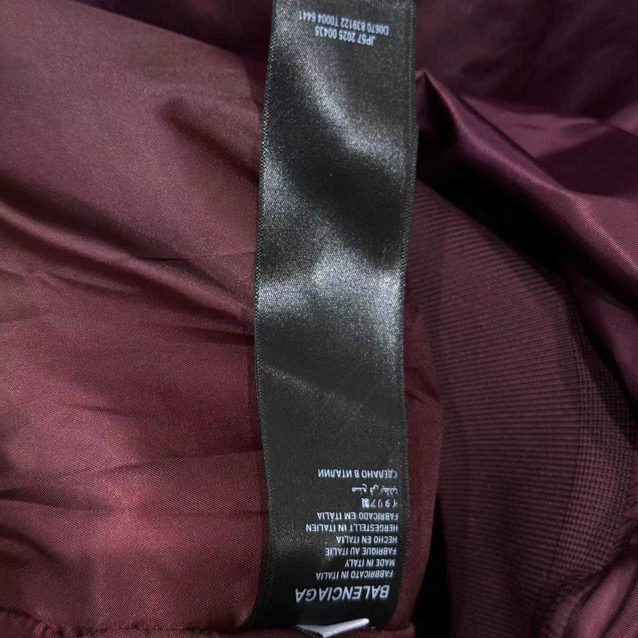 Balenciaga Bomber Jacket Large Fit In Dark Purple - DopestKickz