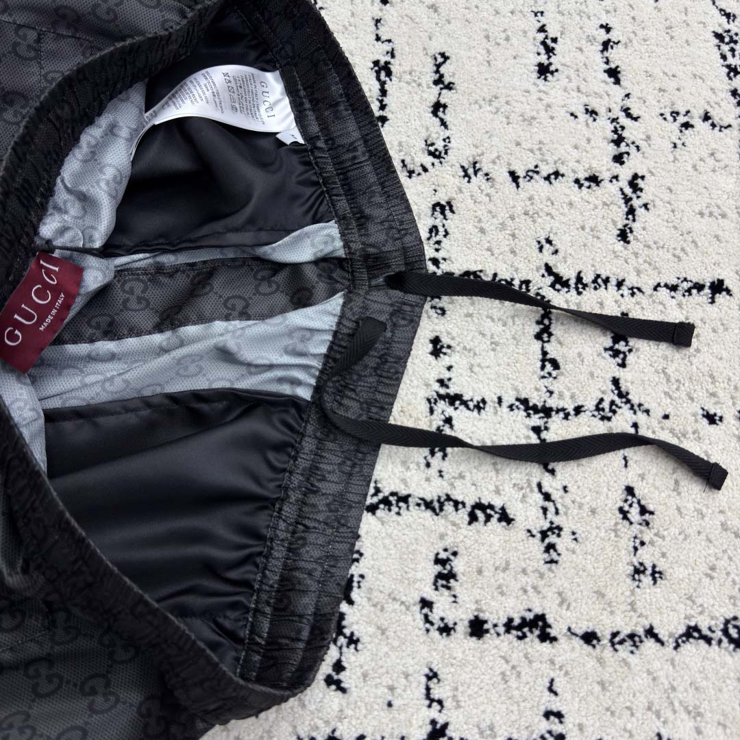 Gucci Printed Silk Twill Shorts - DopestKickz