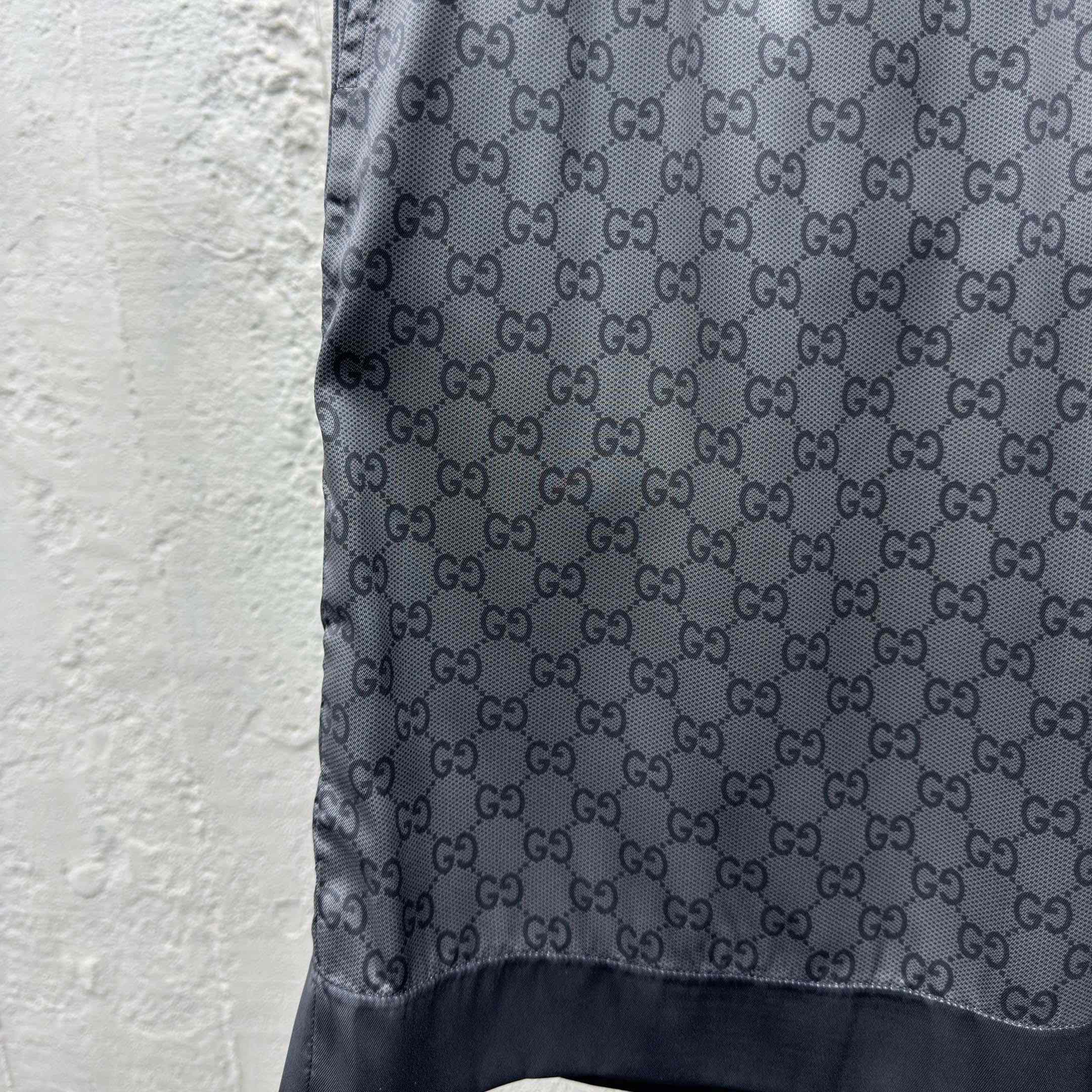 Gucci Printed Silk Twill Shorts - DopestKickz