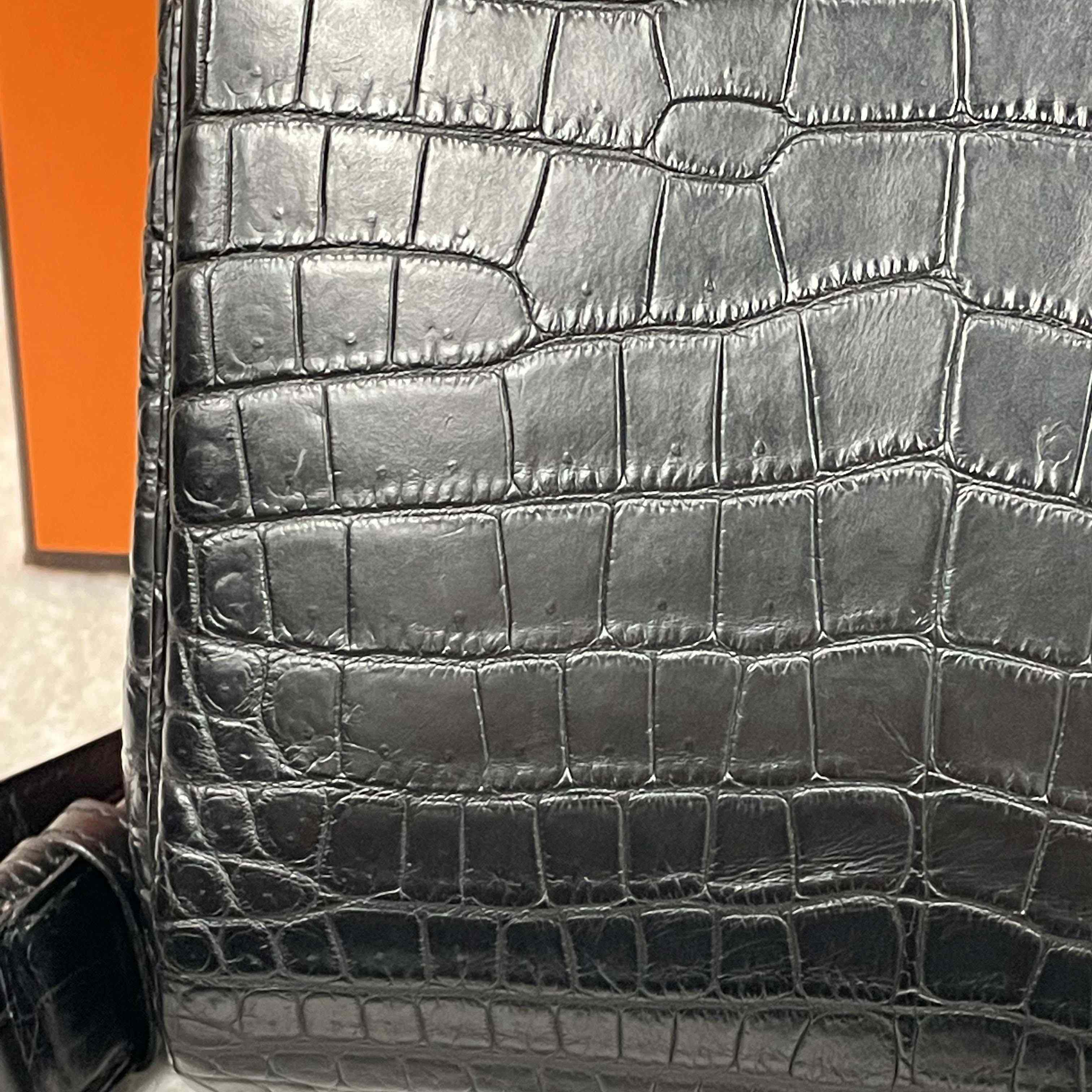 Hermes Hac-a-Dos Beton Croco PHW - DopestKickz