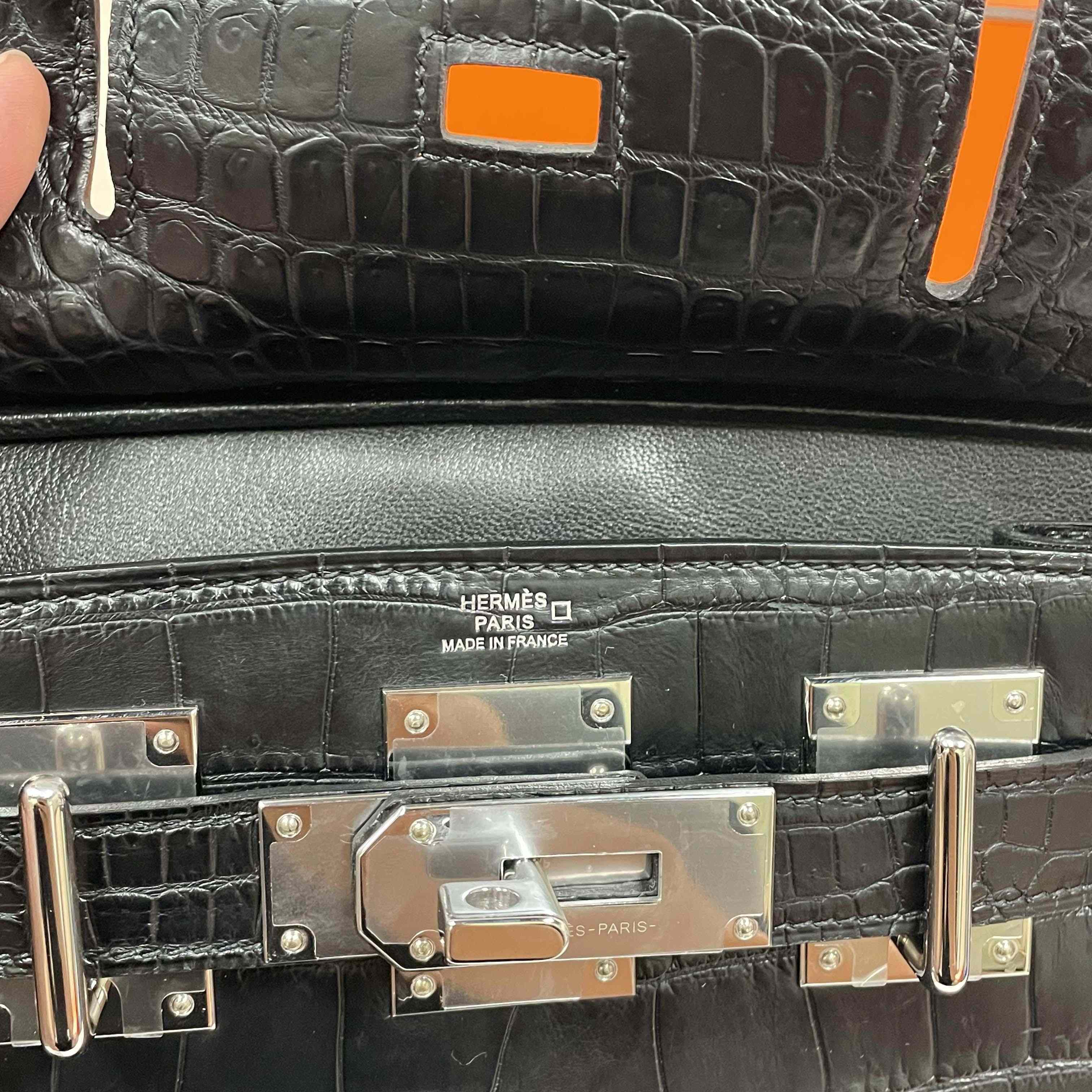 Hermes Hac-a-Dos Beton Croco PHW - DopestKickz