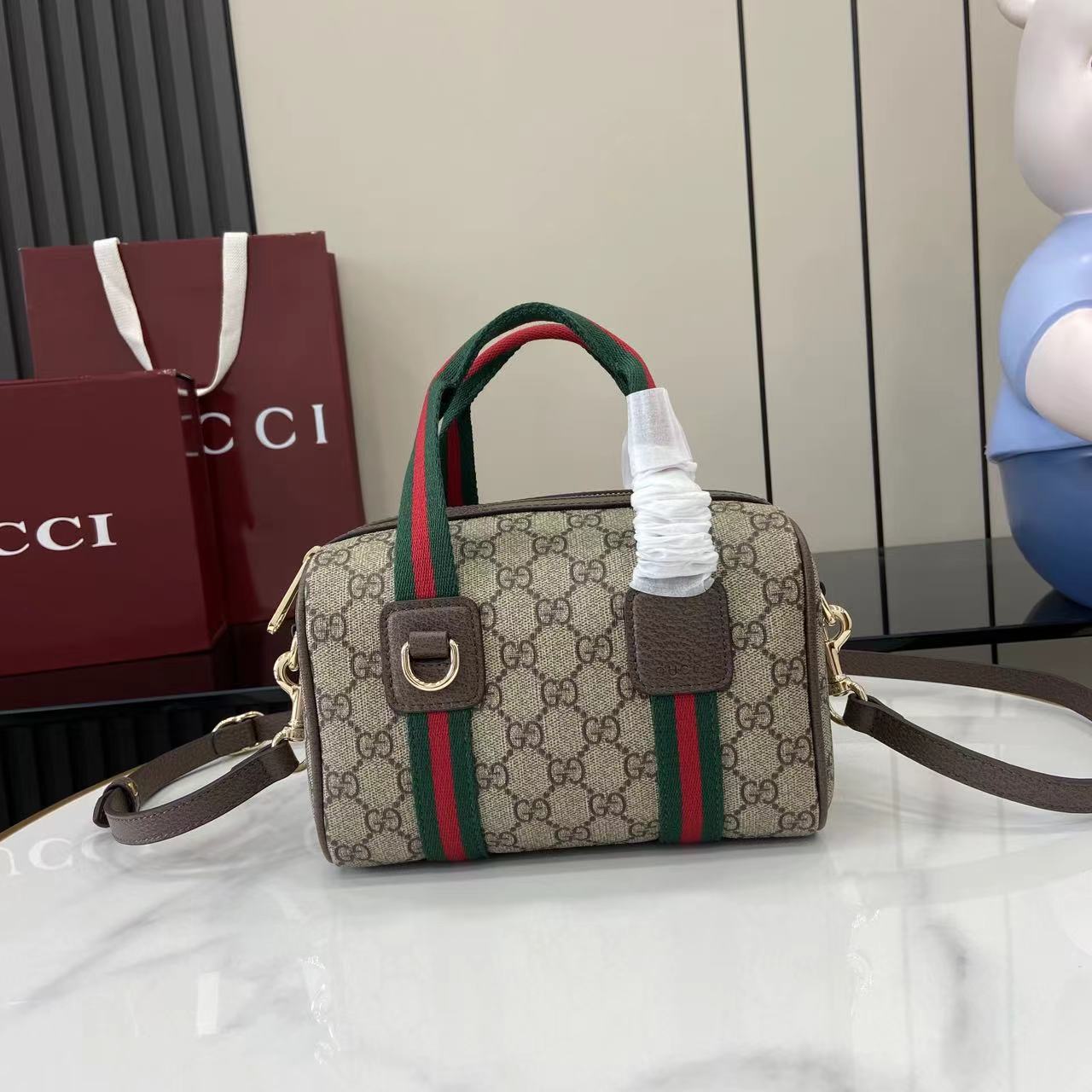 Gucci Mini GG Duffle Bag - DopestKickz