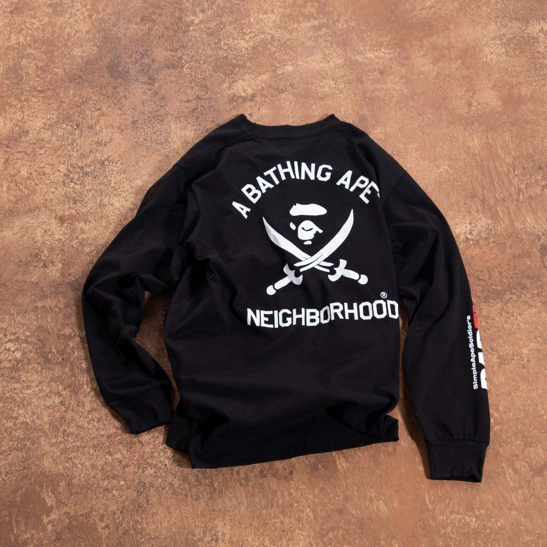 Bape x Nbhd L/S Tee - DopestKickz