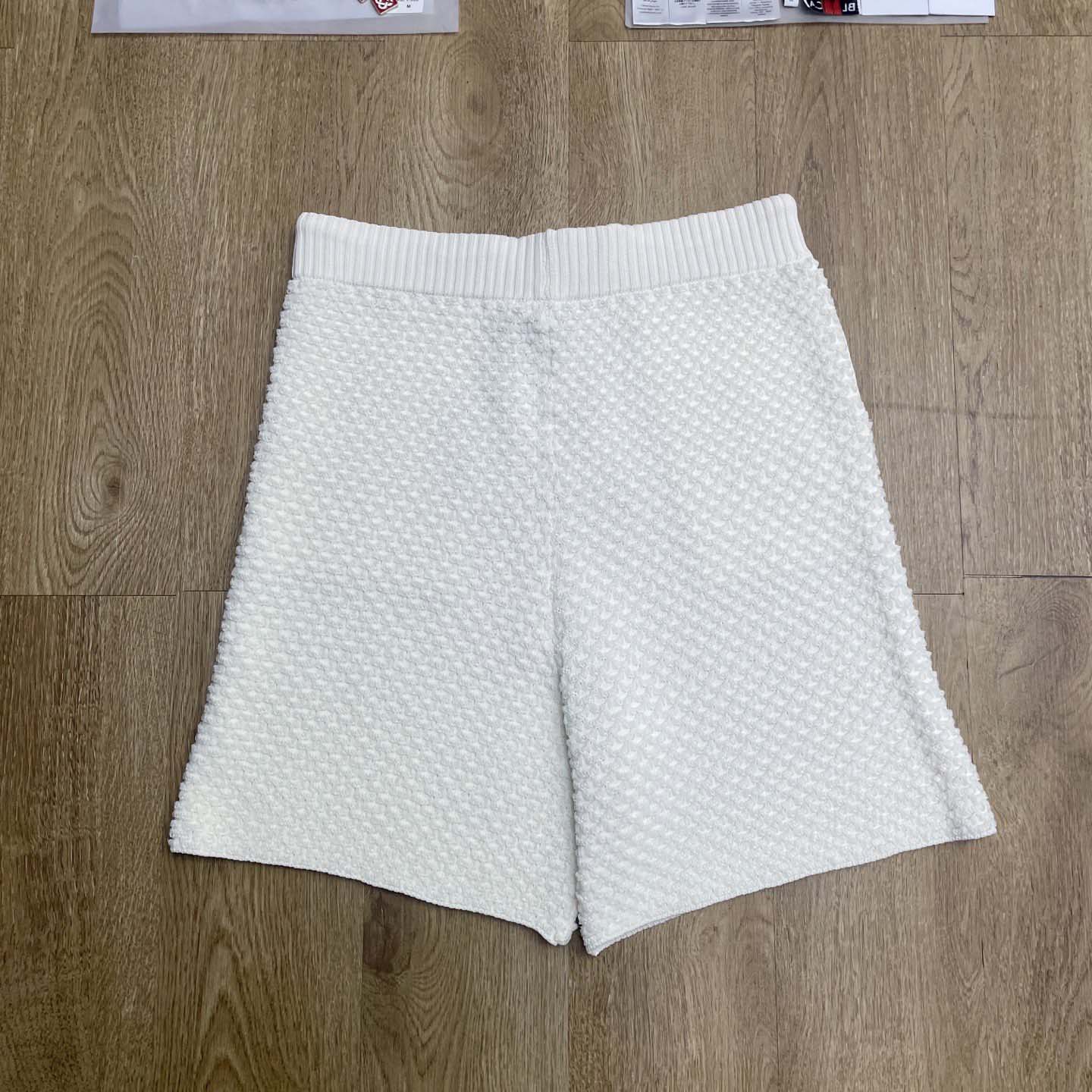 Casablanca Textured Cotton Drawstring Shorts   D0092 - DopestKickz