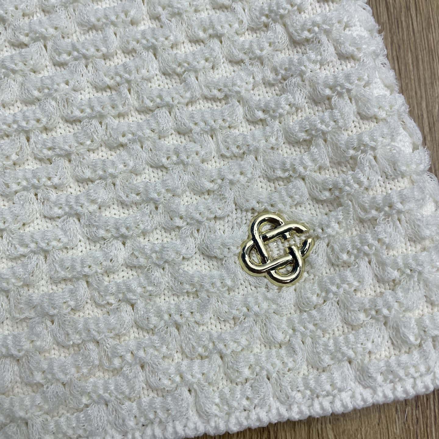 Casablanca Textured Cotton Drawstring Shorts   D0092 - DopestKickz