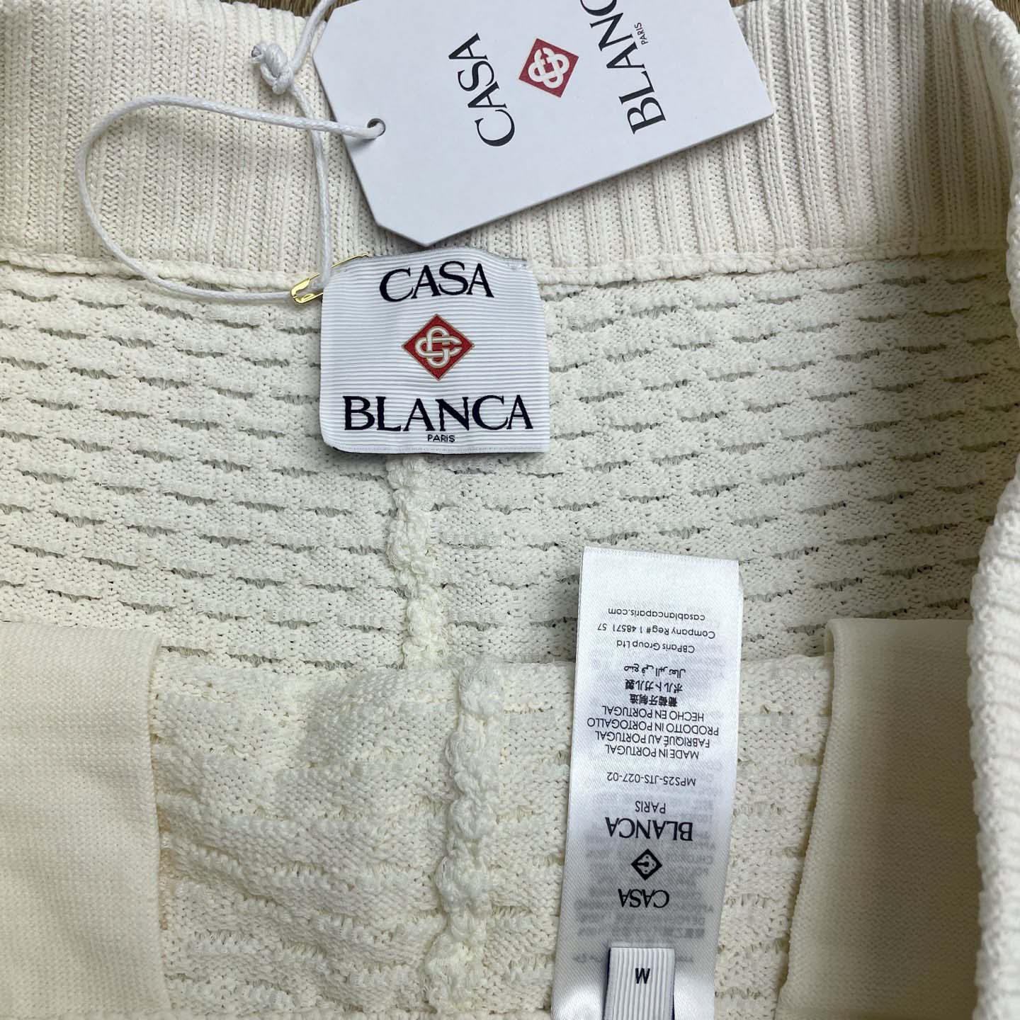 Casablanca Textured Cotton Drawstring Shorts   D0092 - DopestKickz