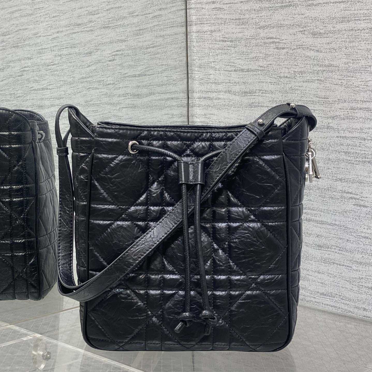 Dior Medium D-Motion Hobo Bucket Bag  - DopestKickz