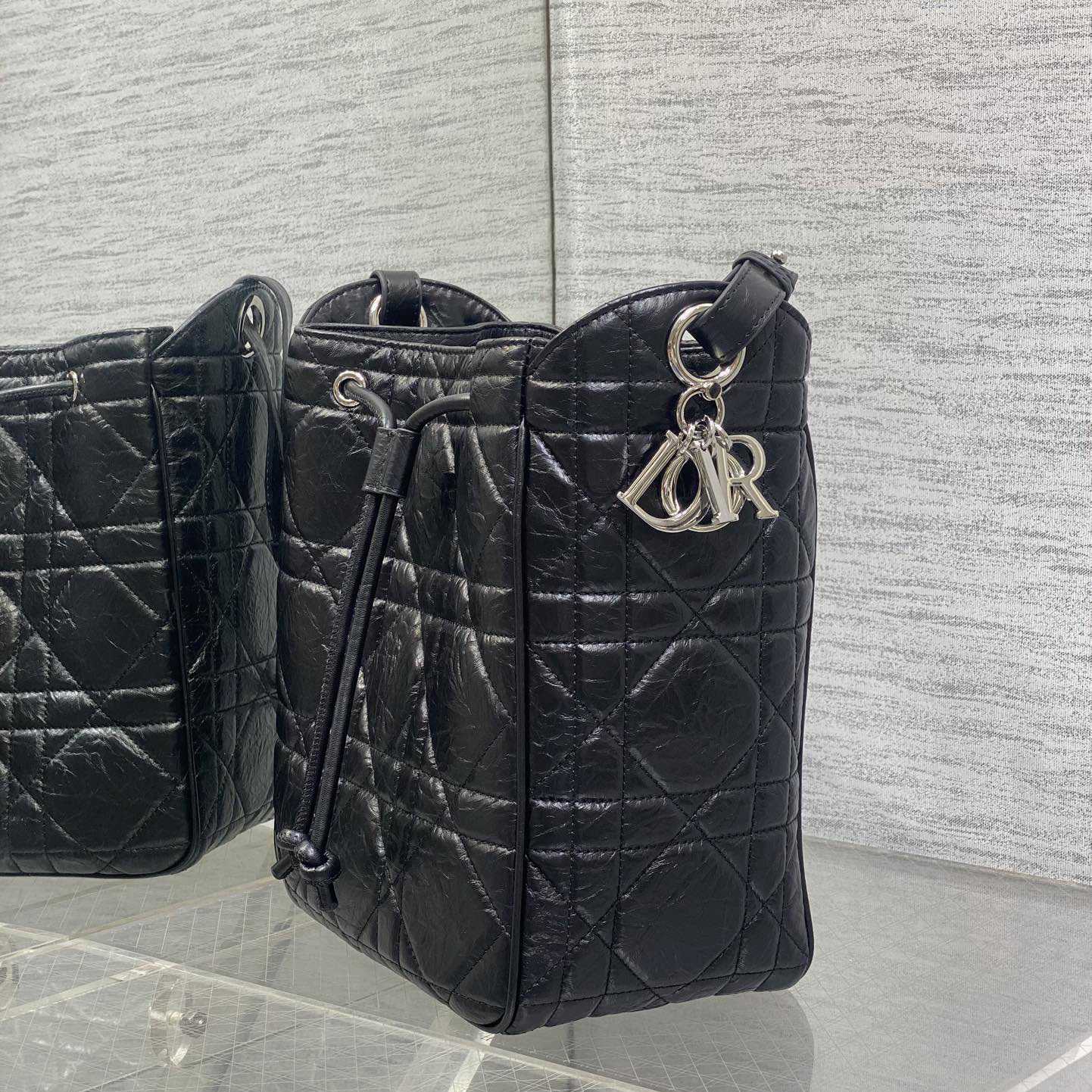 Dior Medium D-Motion Hobo Bucket Bag  - DopestKickz