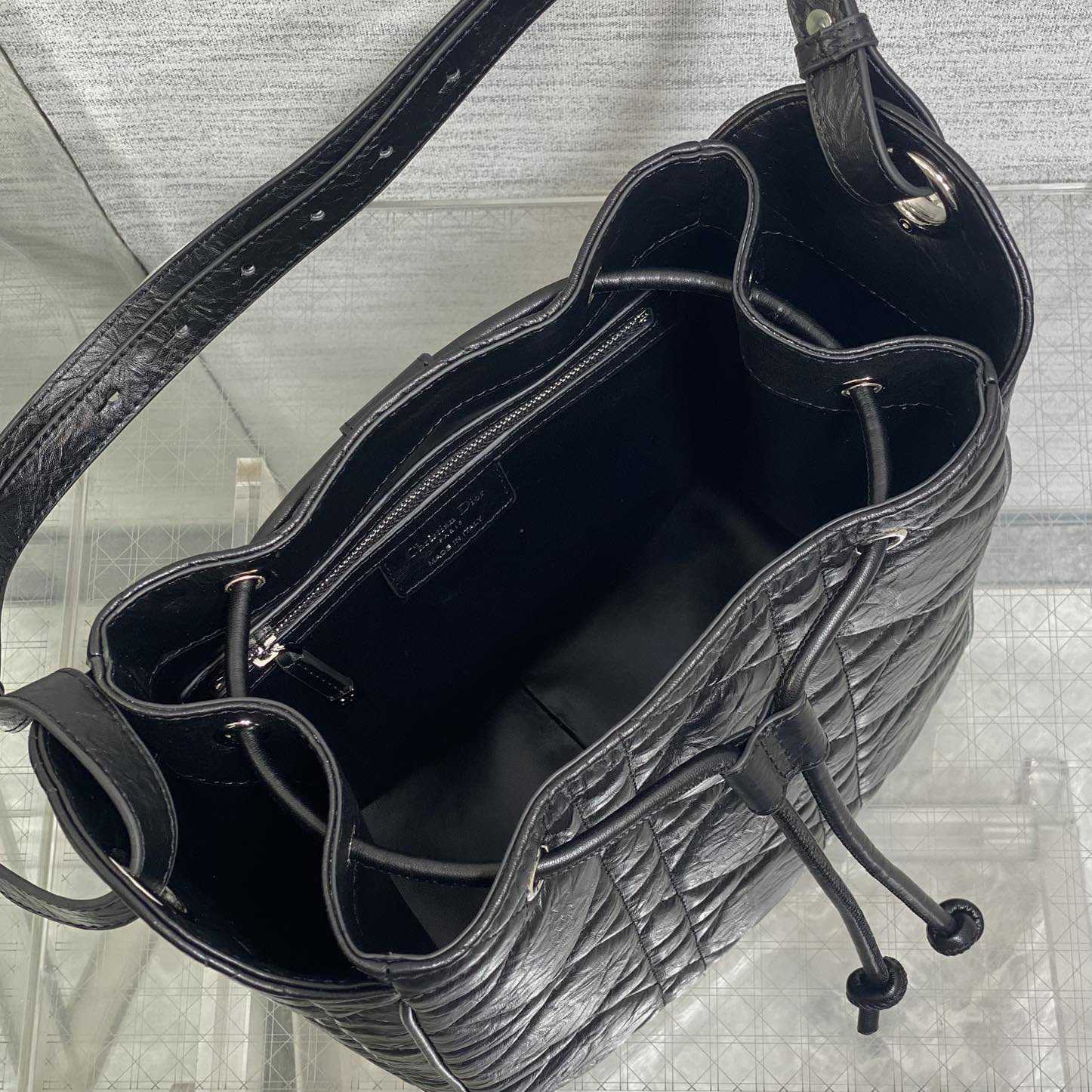 Dior Medium D-Motion Hobo Bucket Bag  - DopestKickz