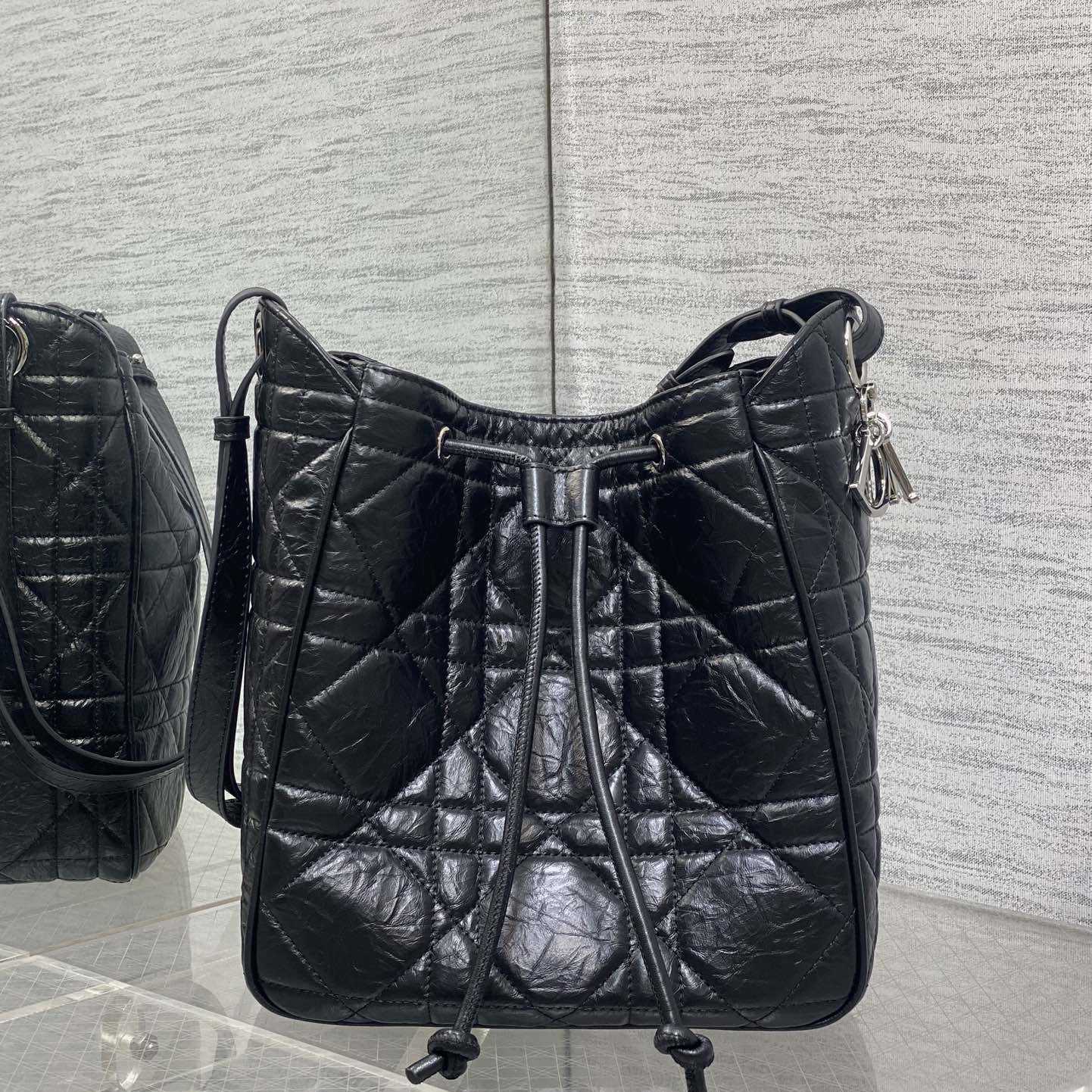 Dior Medium D-Motion Hobo Bucket Bag  - DopestKickz