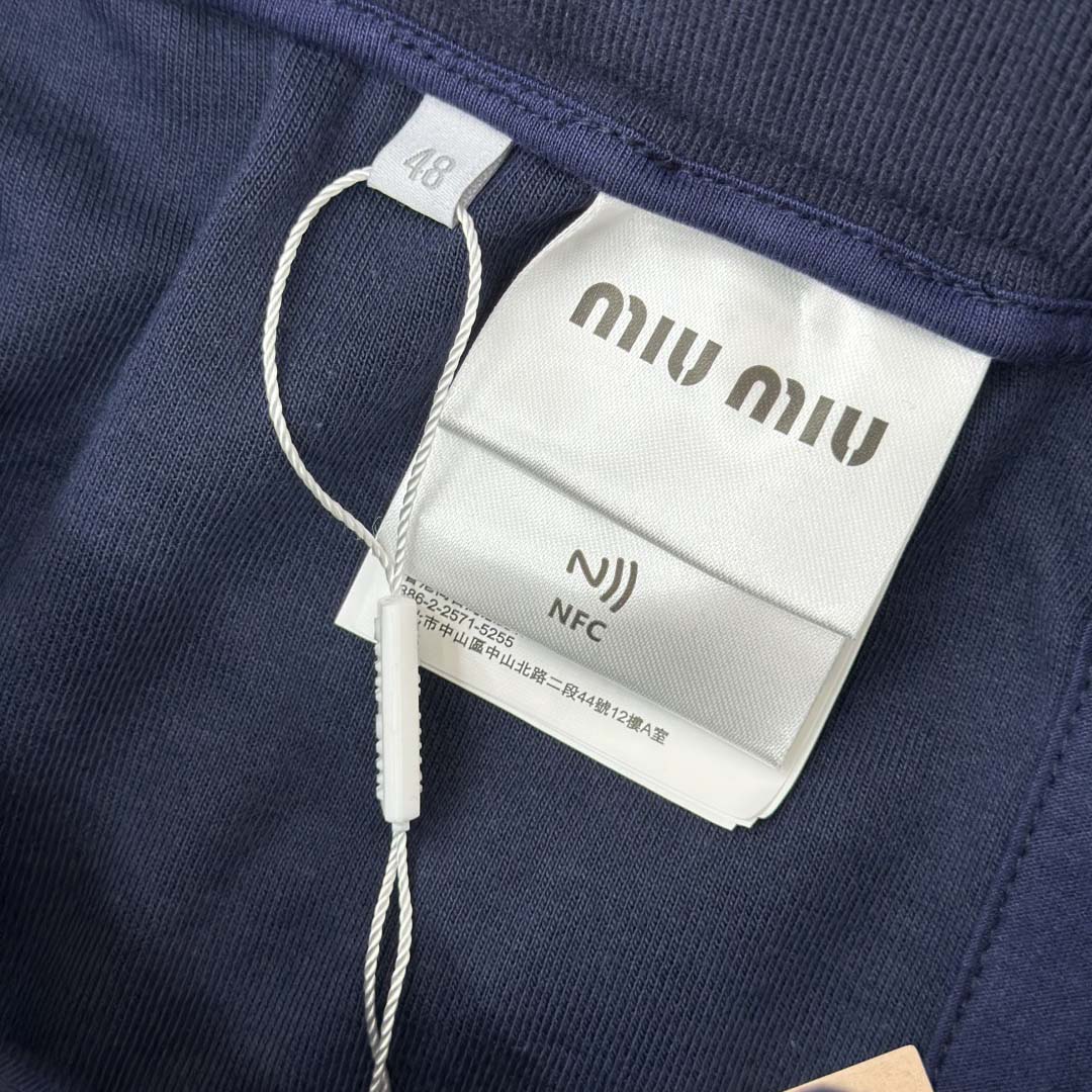 Miu Miu Bonded Piqué And Technical Jersey Bermudas - DopestKickz