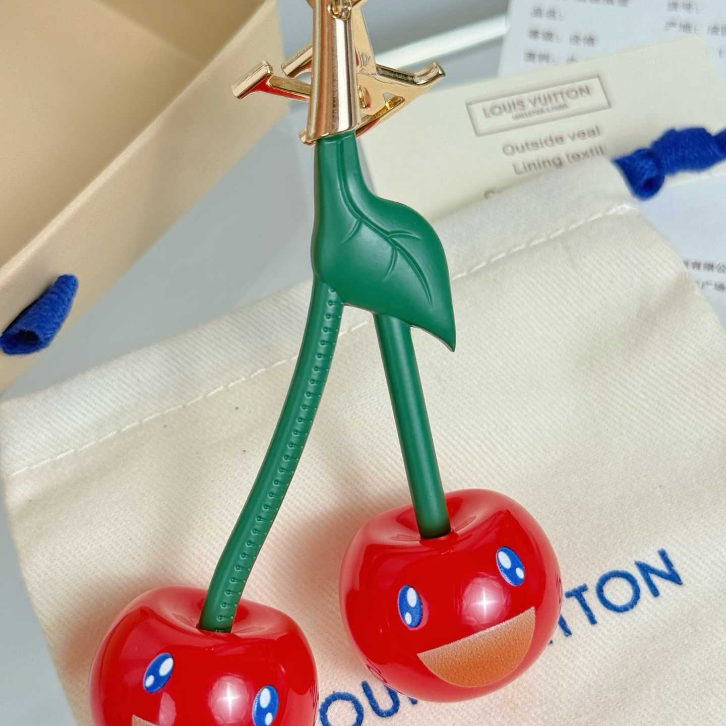 Louis Vuitton LV x TM Cerise Bag Charm   M02476 - DopestKickz