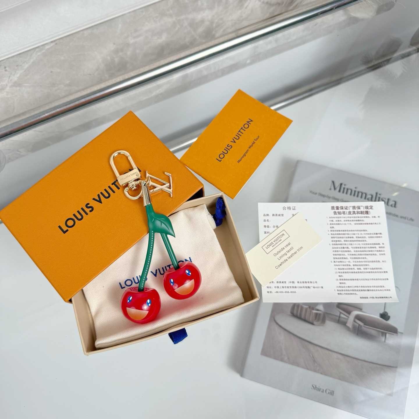 Louis Vuitton LV x TM Cerise Bag Charm   M02476 - DopestKickz