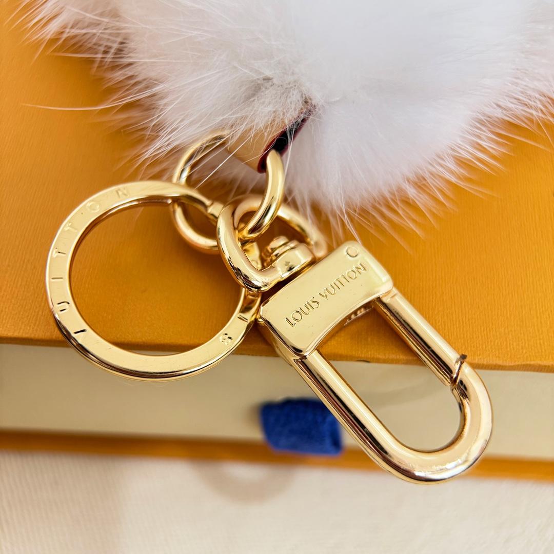 Louis Vuitton Vivienne Fur Key Holder   M02300 - DopestKickz