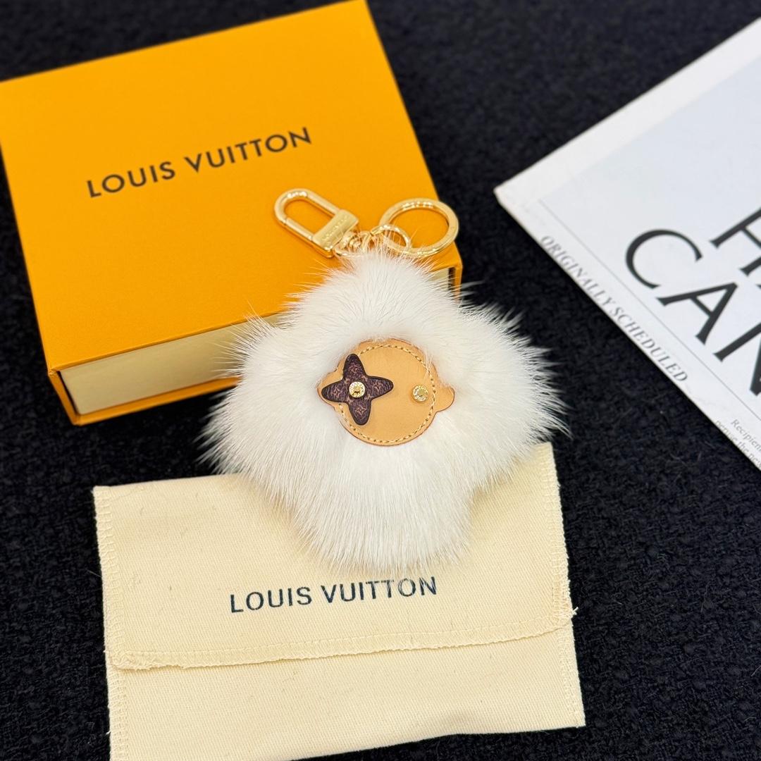 Louis Vuitton Vivienne Fur Key Holder   M02300 - DopestKickz