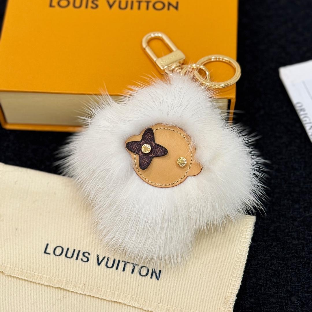 Louis Vuitton Vivienne Fur Key Holder   M02300 - DopestKickz