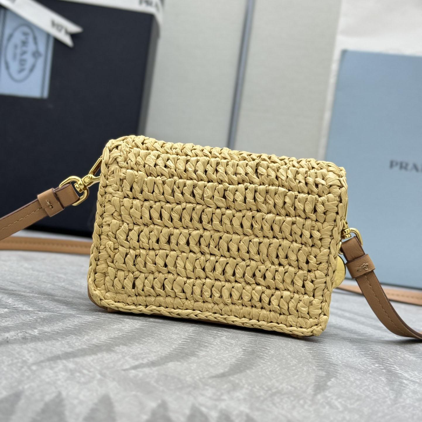Prada Crochet Card Holder With Shoulder Strap - DopestKickz