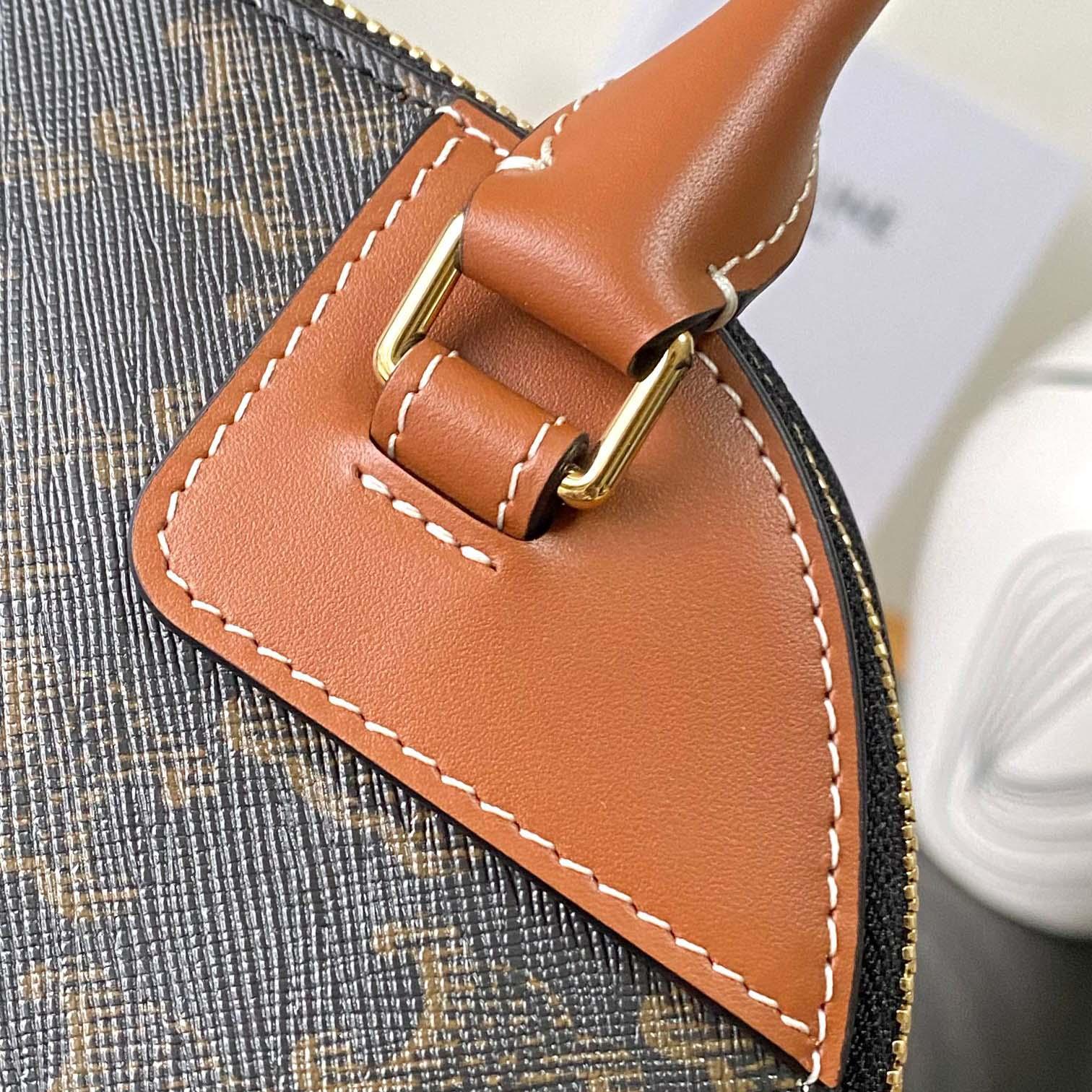 Celine Small Bowling In Triomphe Canvas And Calfskin  - DopestKickz