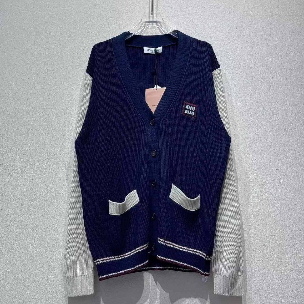 Miu Miu Wool and Cashmere Cardigan - DopestKickz