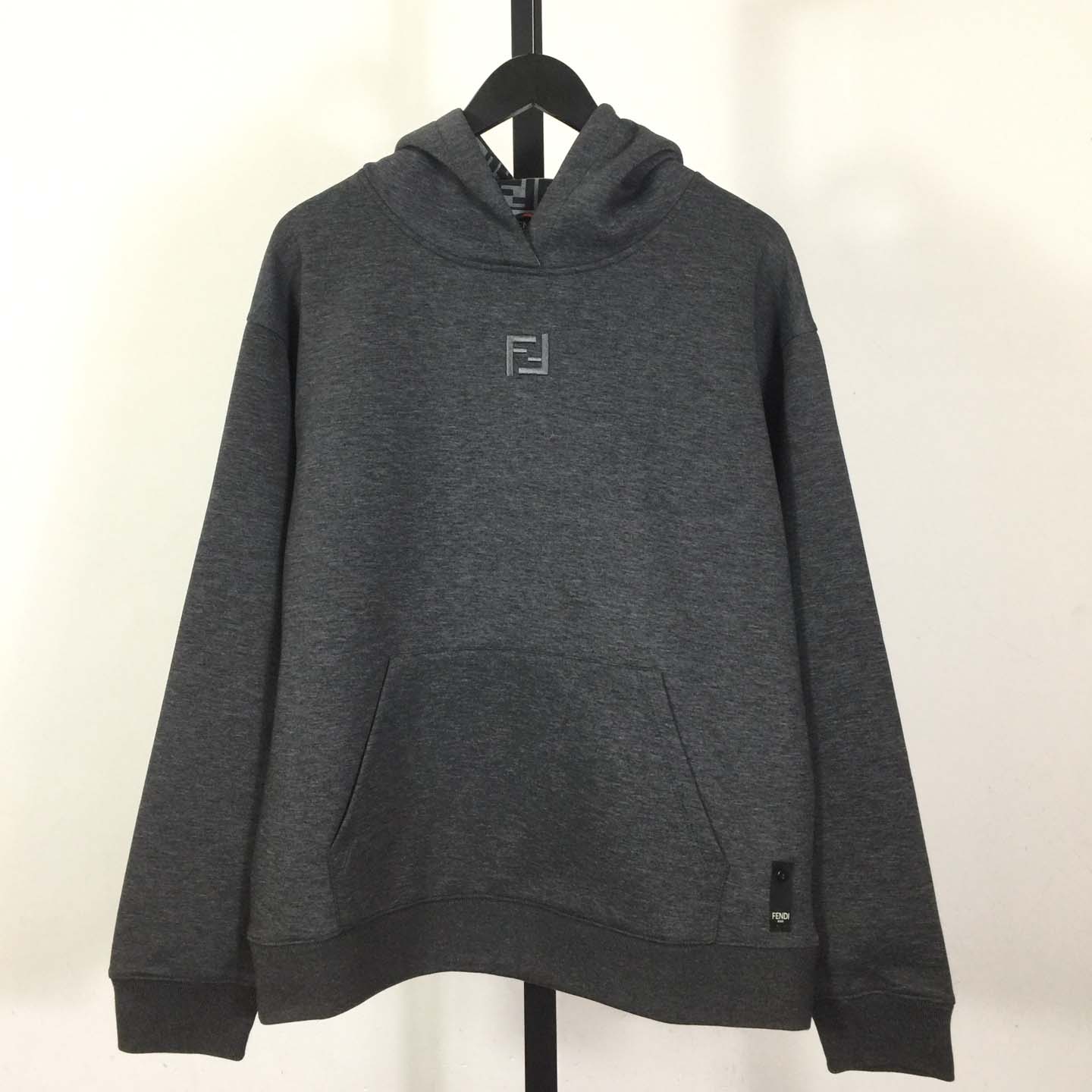 Fendi Dark Gray Cotton Sweatshirt - DopestKickz