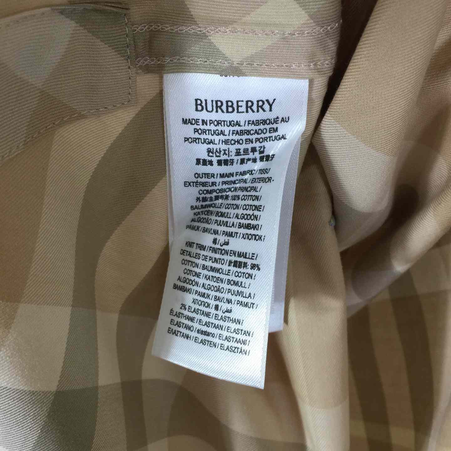 Burberry Men's Check cotton shirt - DopestKickz