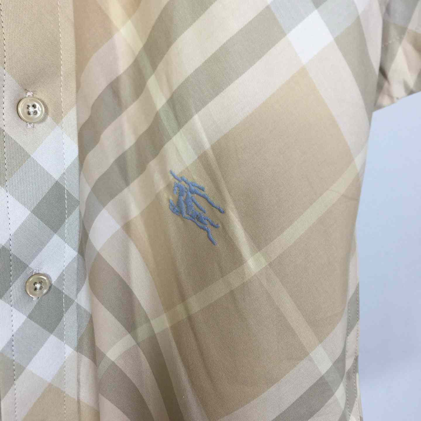 Burberry Men's Check cotton shirt - DopestKickz