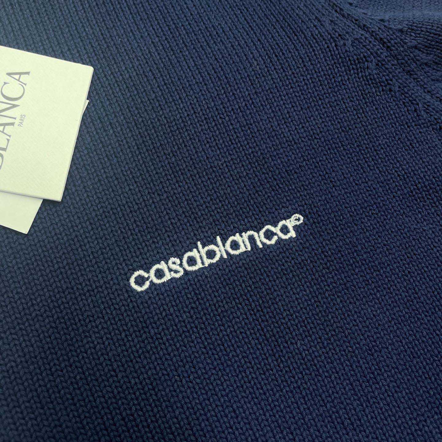 Casablanca Knit Tennis Track Jacket   D0095 - DopestKickz