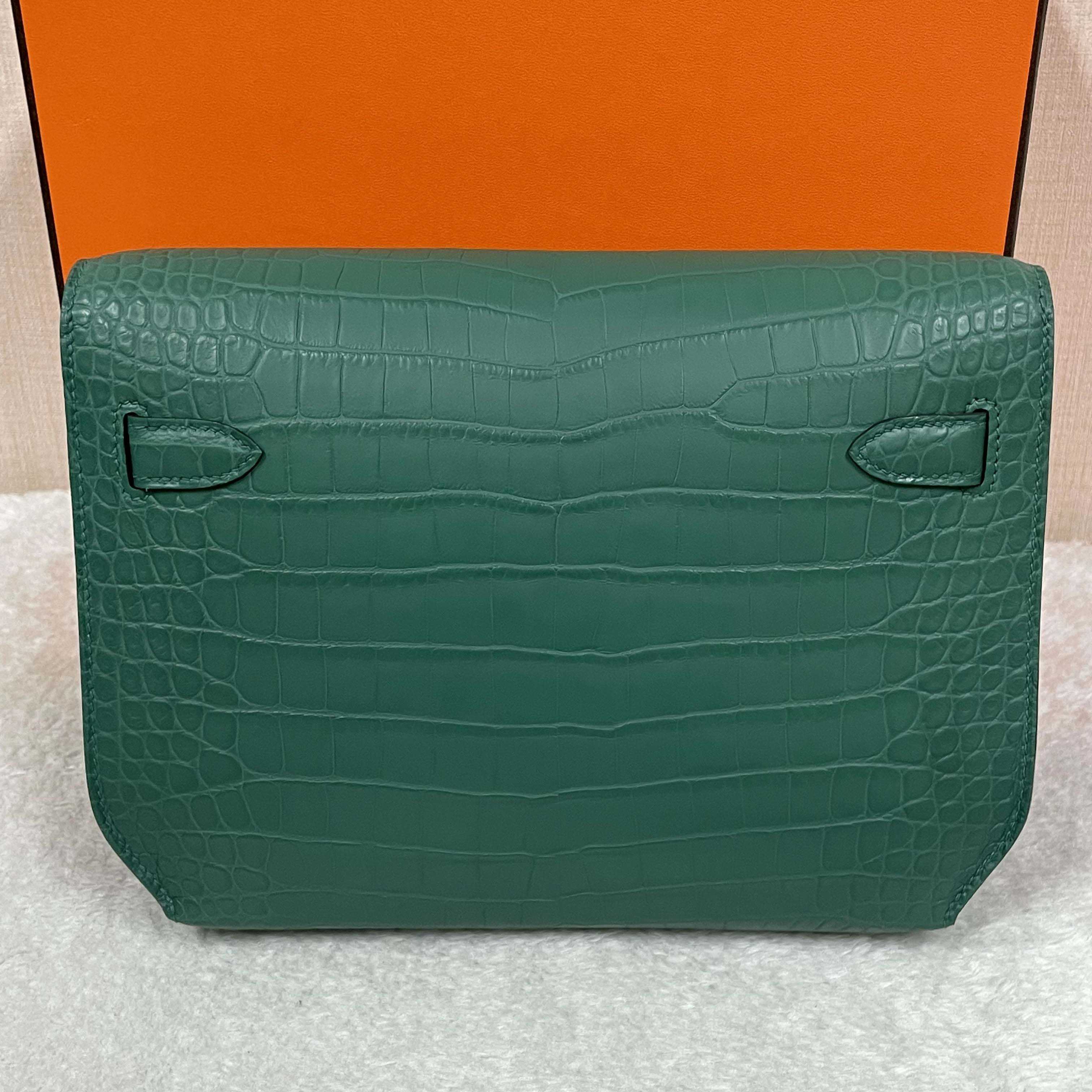 Hermes Kelly Depeche Malachite 25cm - DopestKickz