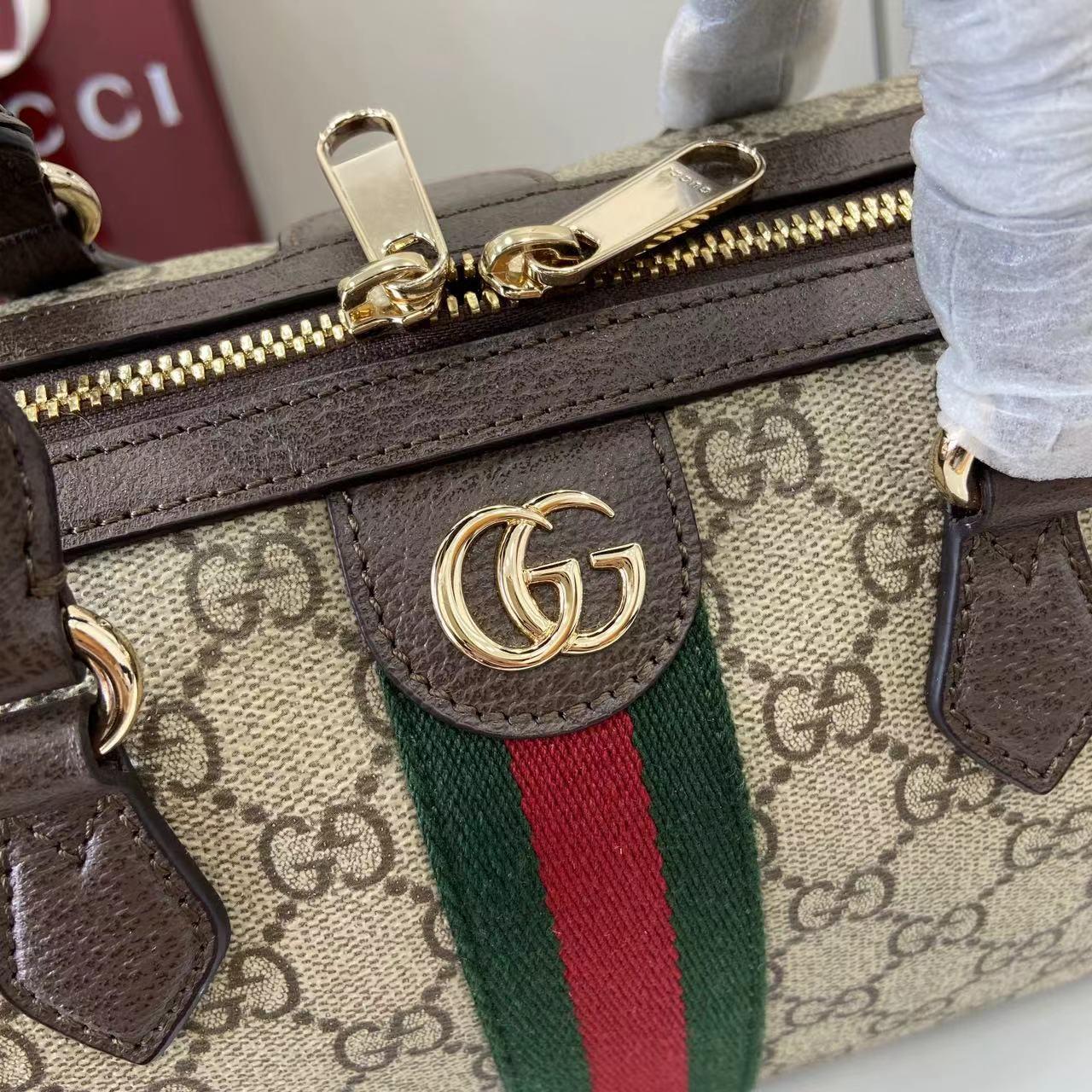 Gucci Ophidia Medium Boston Bag - DopestKickz