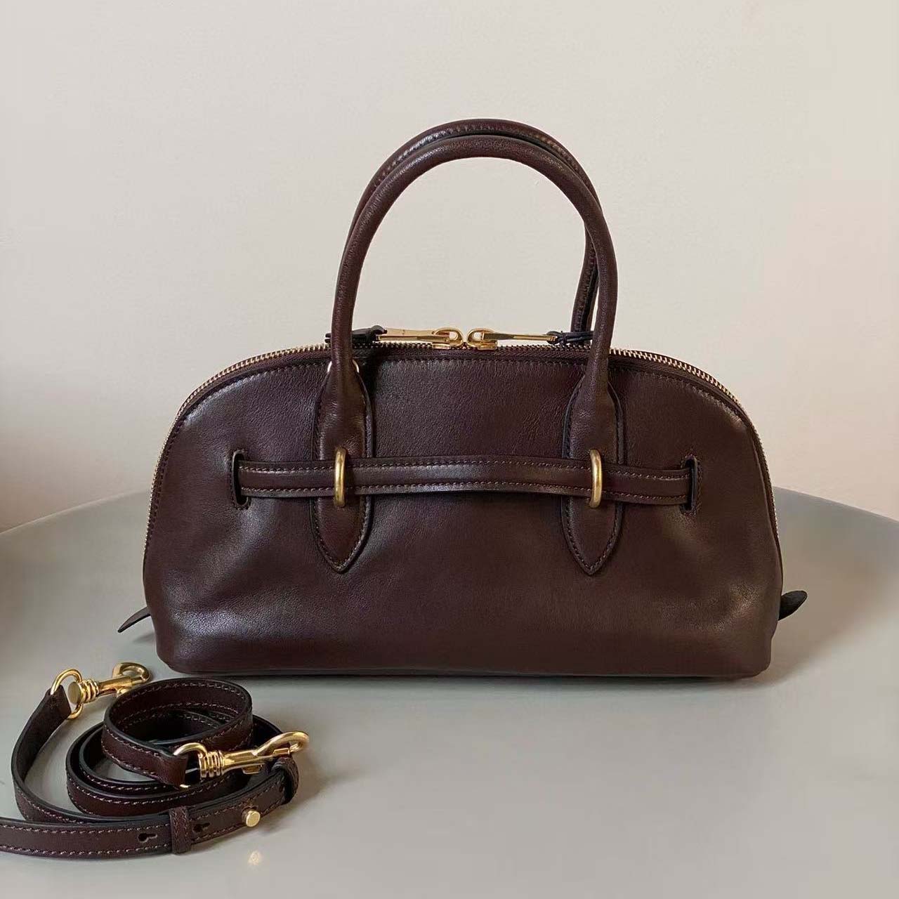 Miu Miu Aventure Leather Tote Bag   33cm - DopestKickz