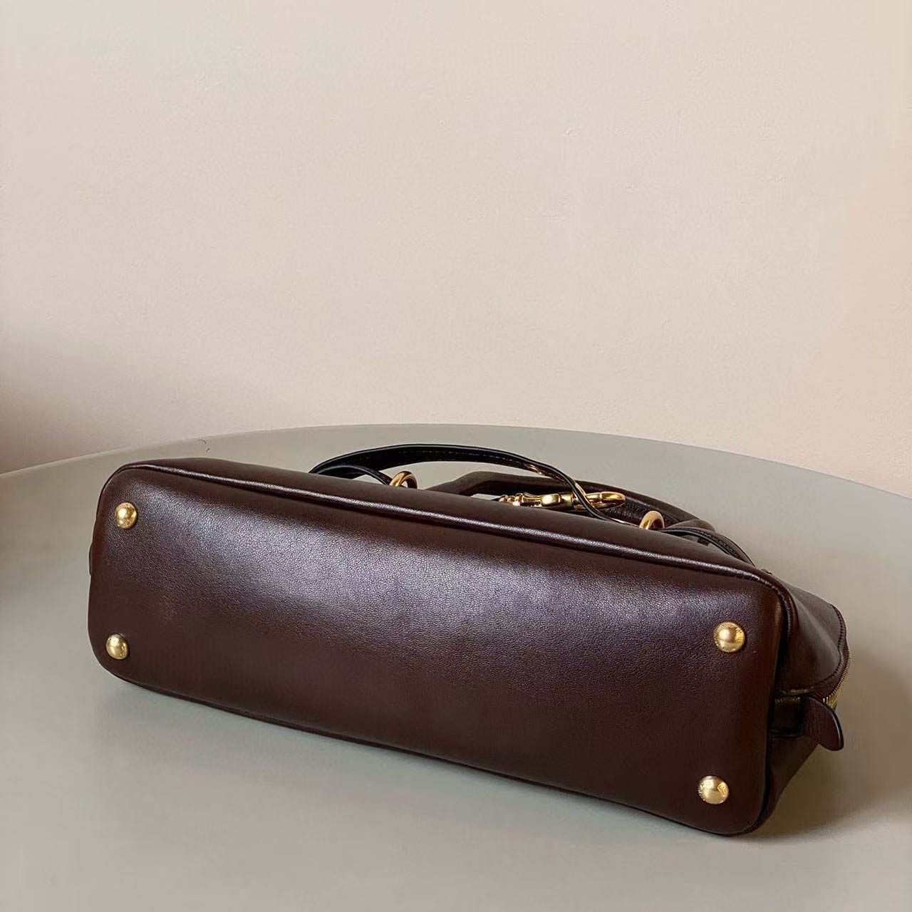 Miu Miu Aventure Leather Tote Bag   33cm - DopestKickz