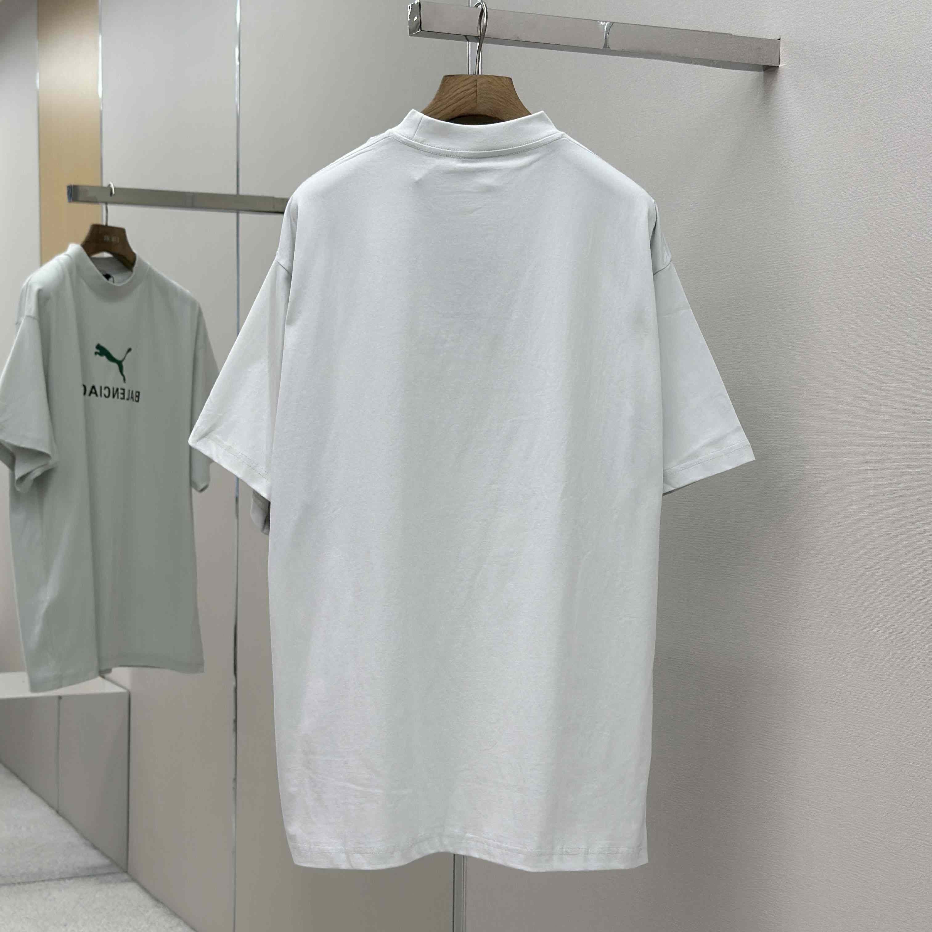 Balenciaga I PUMA Oversized T-Shirt in dirty white dry jersey - DopestKickz