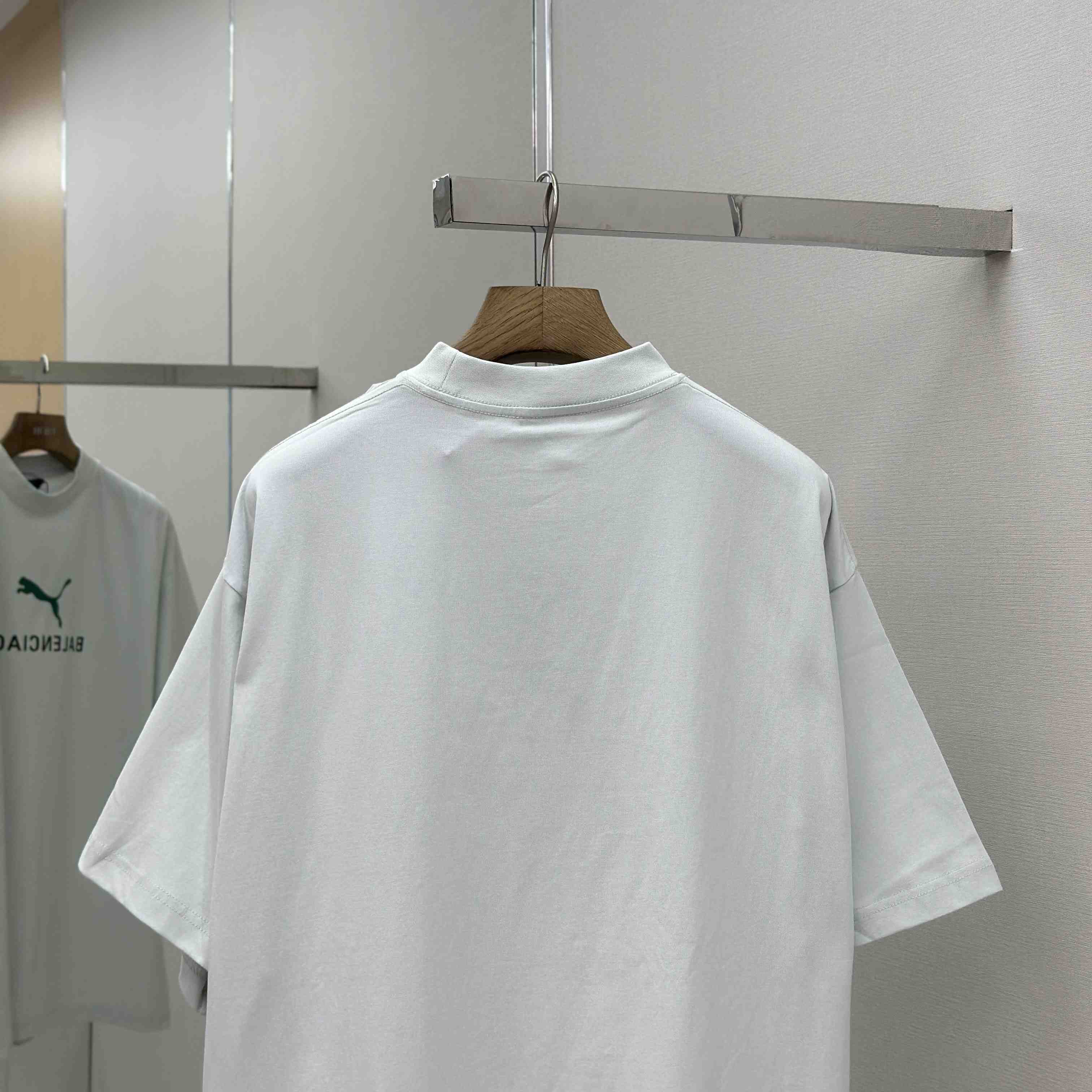 Balenciaga I PUMA Oversized T-Shirt in dirty white dry jersey - DopestKickz