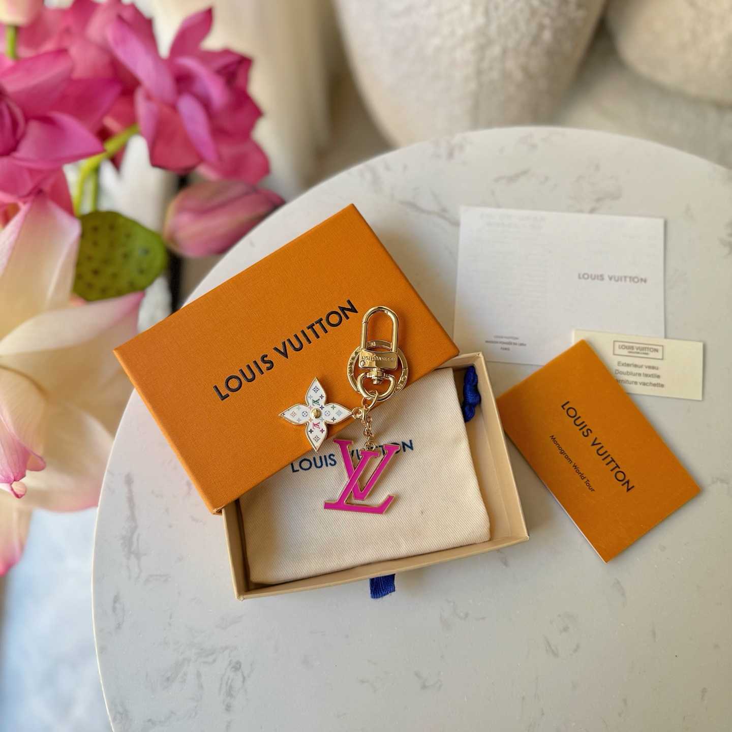 Louis Vuitton LV x TM LV Iconic Monogram Multicolor Key Holder   M02466 - DopestKickz