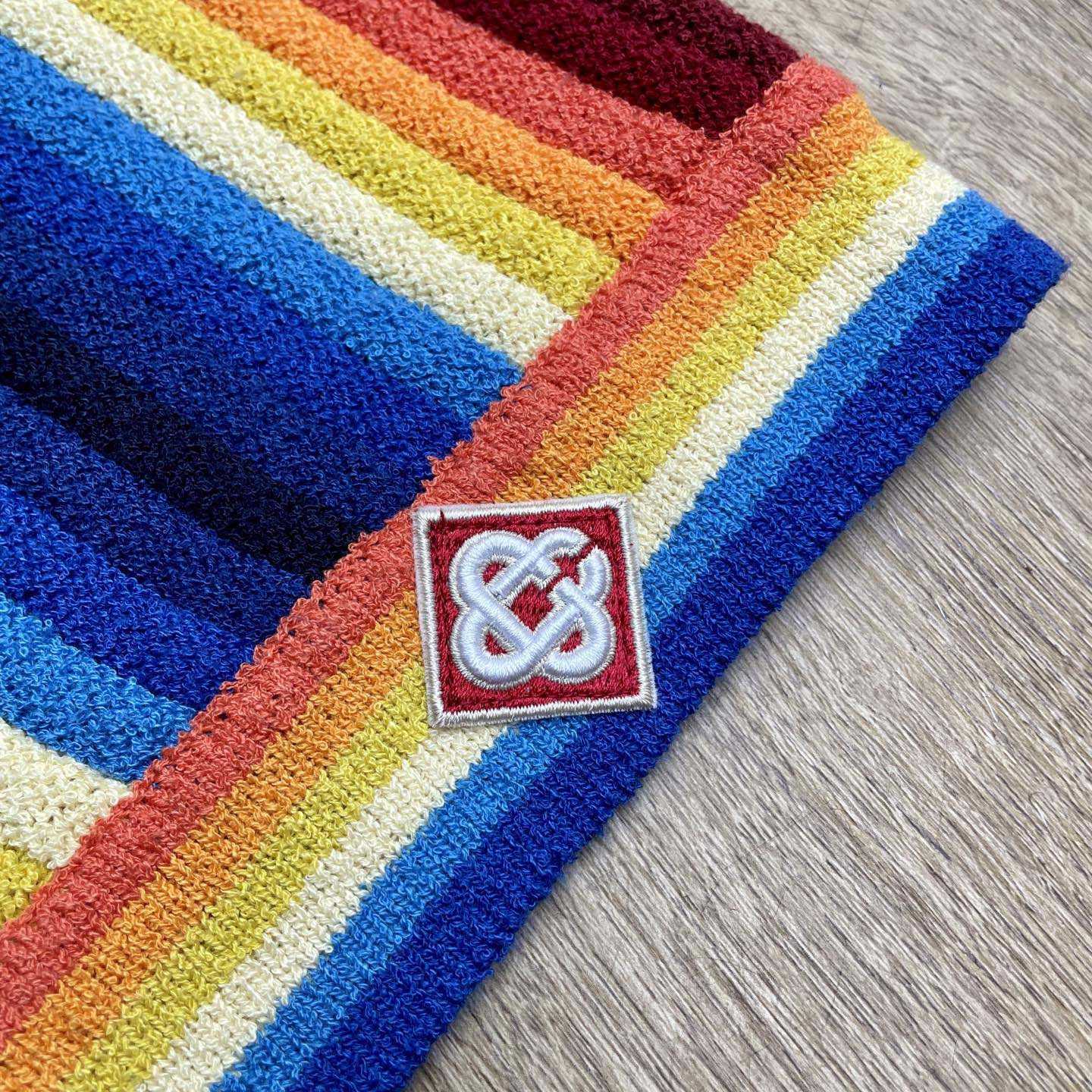 Casablanca Gradient Stripe Towelling Shorts Z6006 - DopestKickz