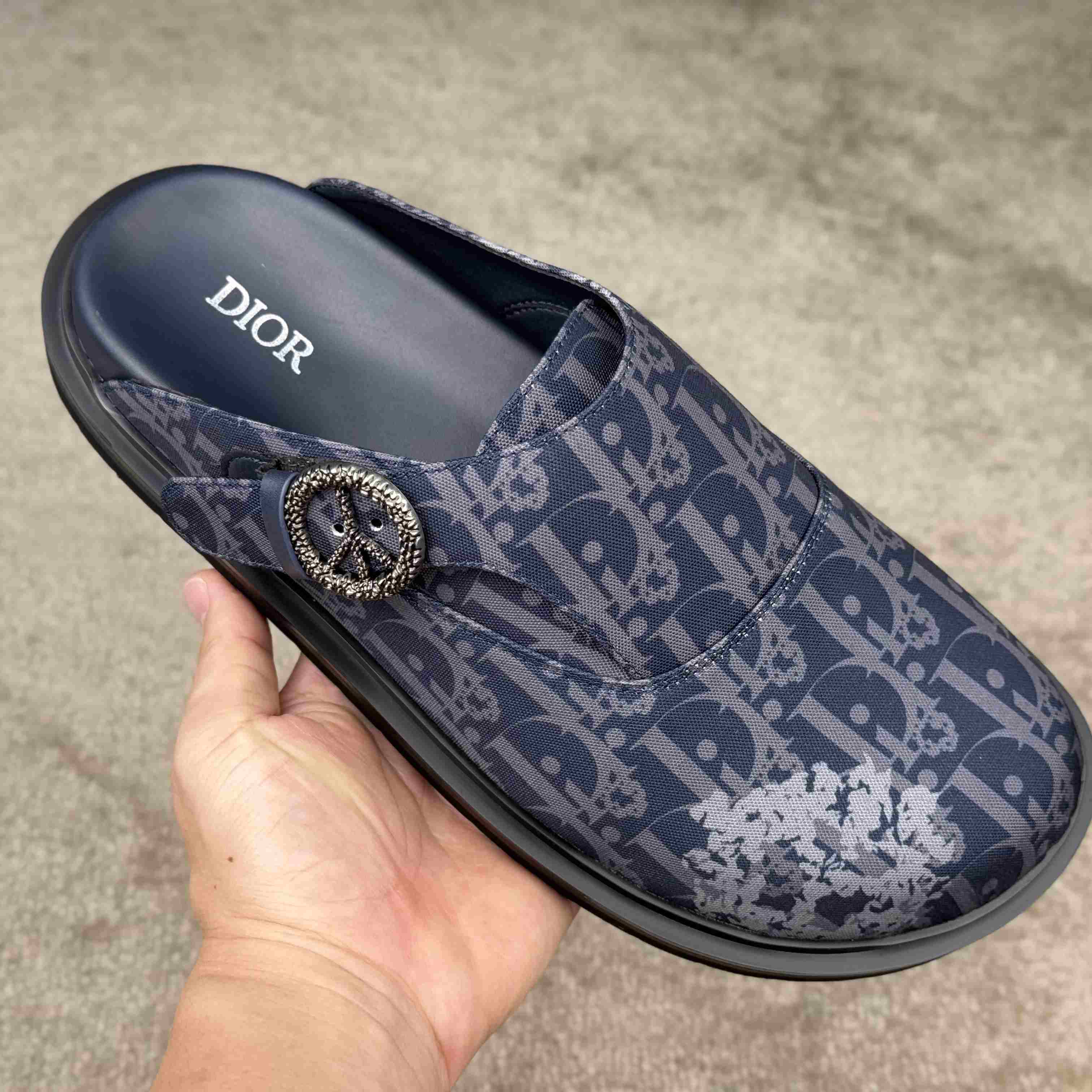 Denim Tears x Dior Aqua Mules - DopestKickz