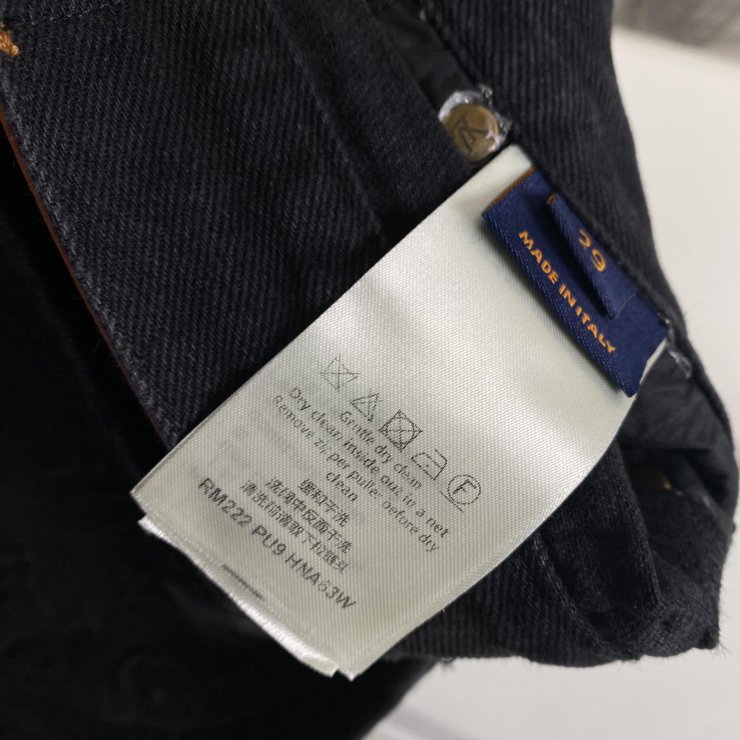 Louis Vuitton Monogram Workwear Denim Shorts Black  - DopestKickz