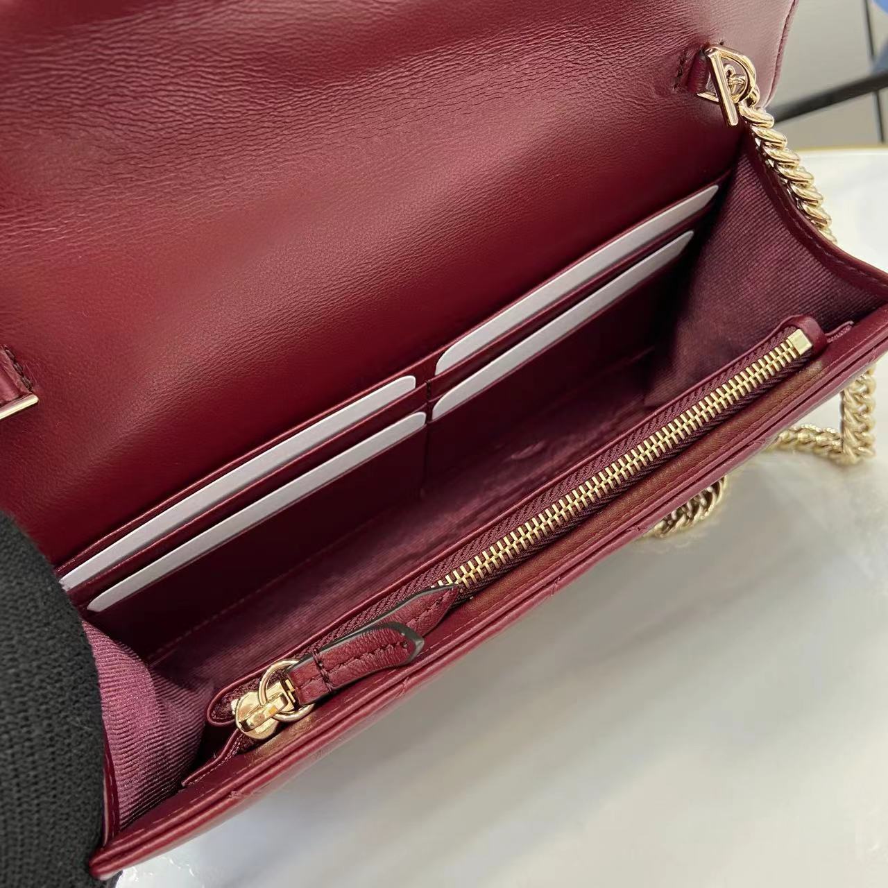 Gucci GG Marmont Wallet On Chain - DopestKickz