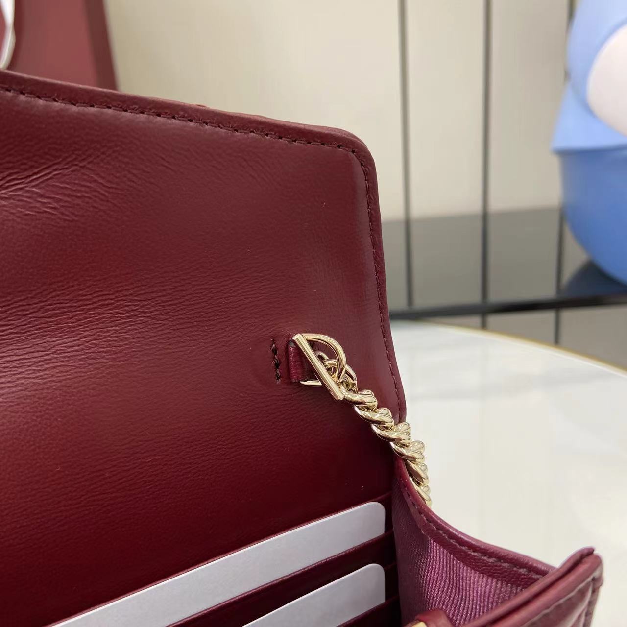 Gucci GG Marmont Wallet On Chain - DopestKickz