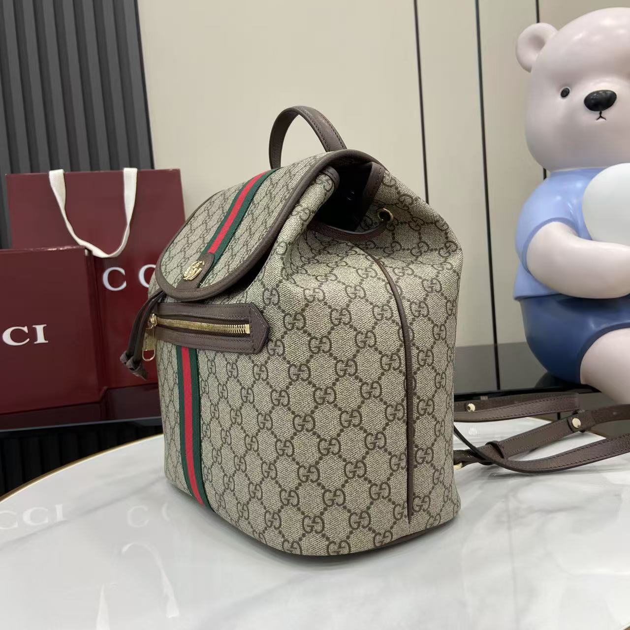 Gucci Ophidia Medium Backpack - DopestKickz