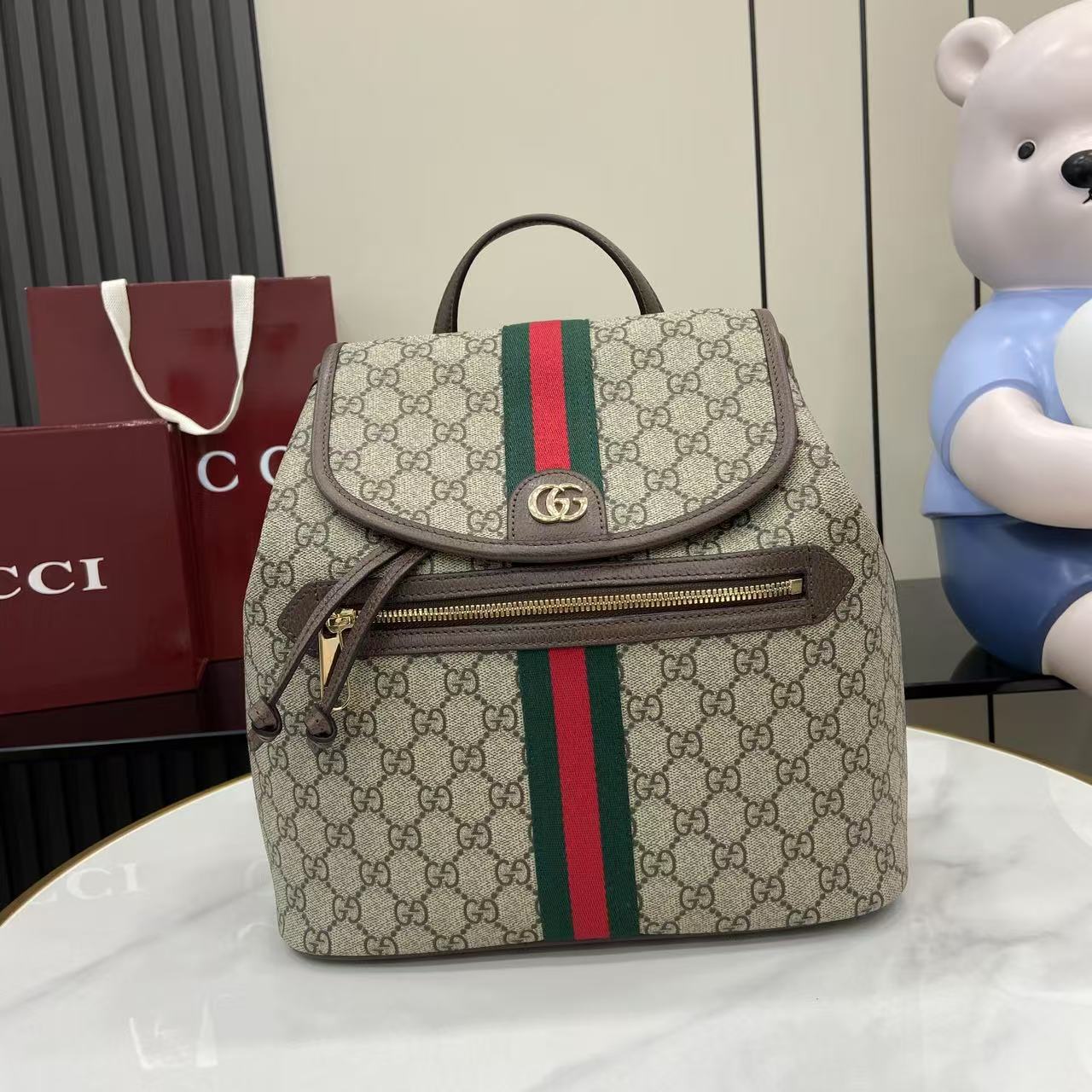 Gucci Ophidia Medium Backpack - DopestKickz