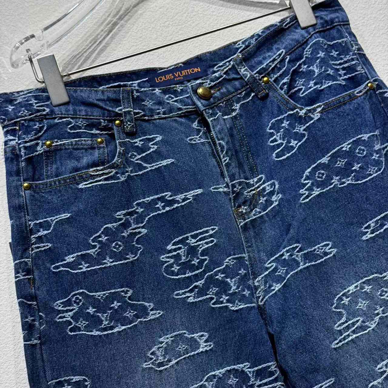 Louis Vuitton Monogram Jeans - DopestKickz