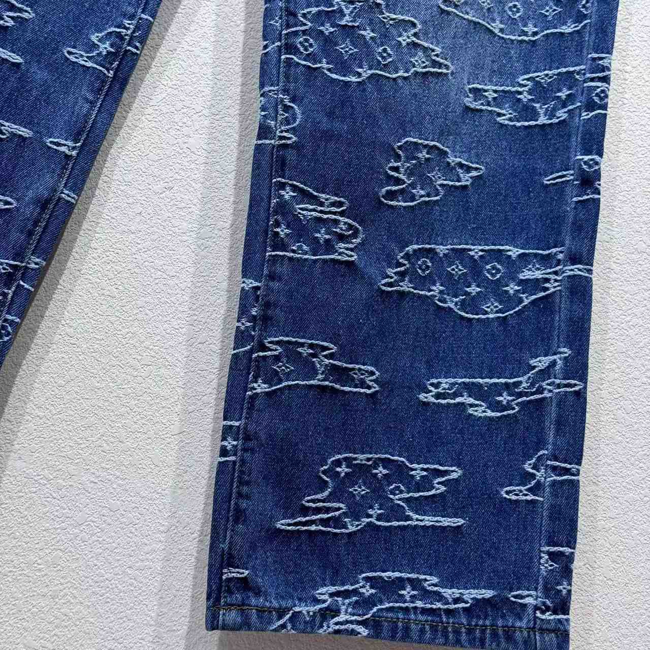 Louis Vuitton Monogram Jeans - DopestKickz