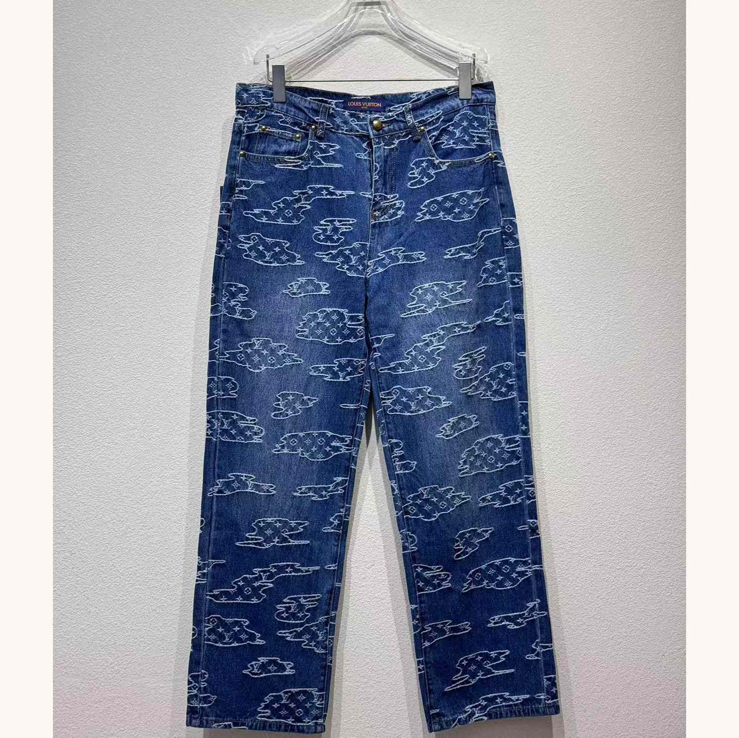 Louis Vuitton Monogram Jeans - DopestKickz