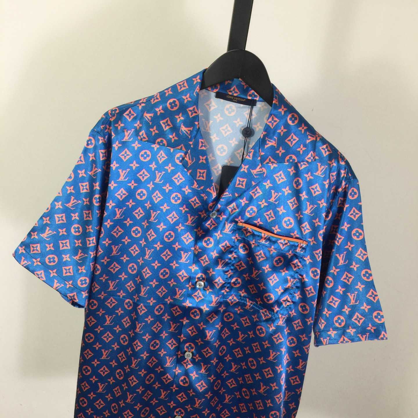 Louis Vuitton Monogram Short-Sleeved Shirt    - DopestKickz